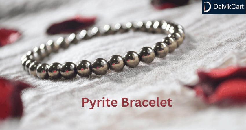 Pyrite Bracelet For Confidence, Luck, and Success